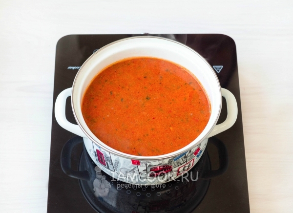 Пюрировать суп