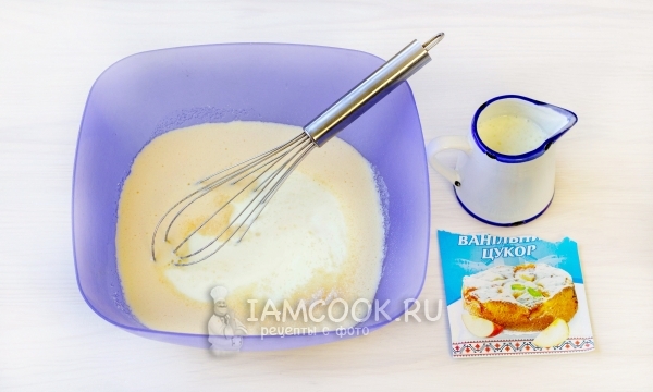 Влить кефир