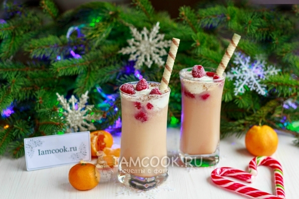 Рецепт безалкогольного коктейля «Снежок»