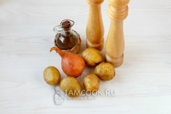 Ингредиенты для картофельного хашбраун