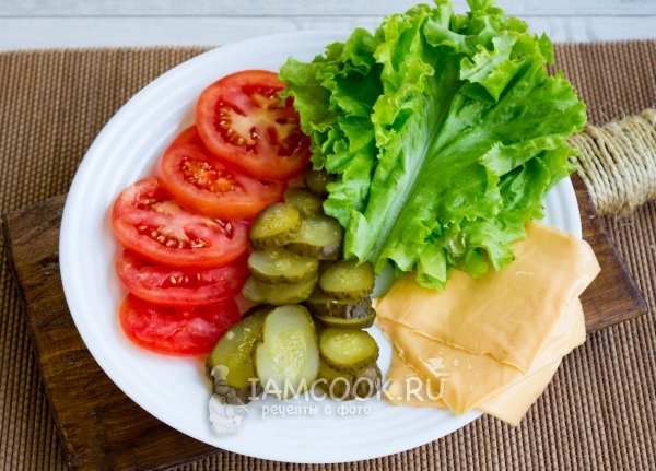 Готовим другие компоненты крабсбургера