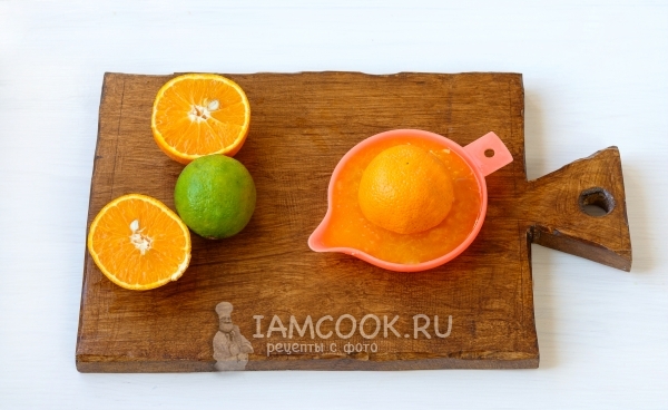 Выжать сок из апельсина