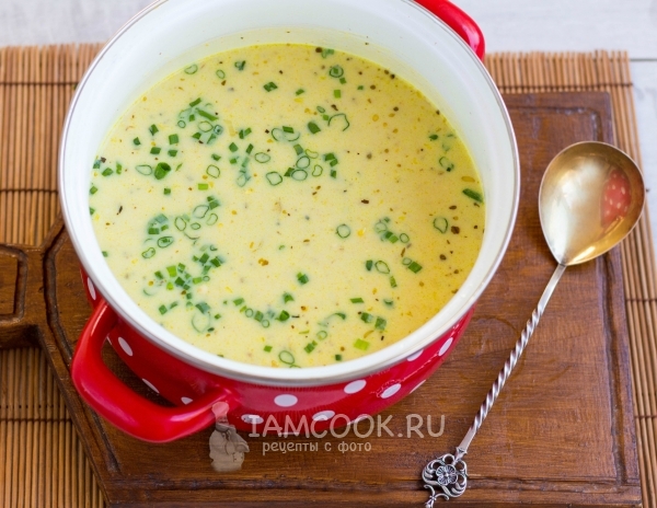 Положить зеленый лук