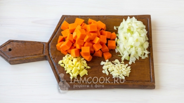 Нарезать овощи