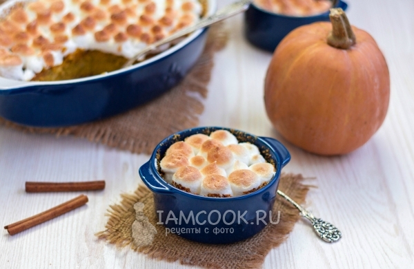 Рецепт пудинга из тыквы