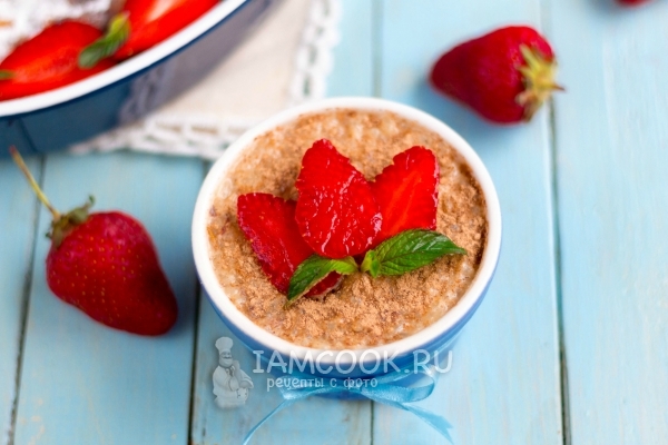 Фото австралийского рисового пудинга