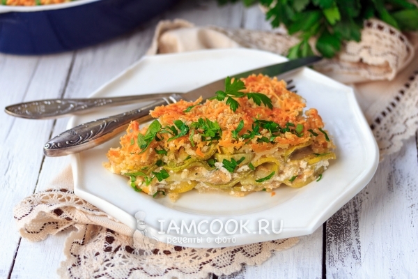 Фото гратена из кабачков