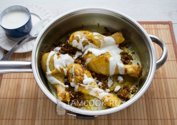 Влить йогурт