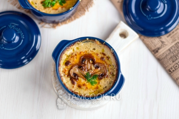 Рецепт жульена (жюльена) с грибами