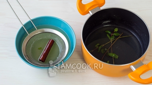 Процедить сироп