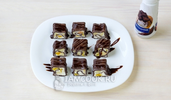 Готовые сладкие роллы из блинов