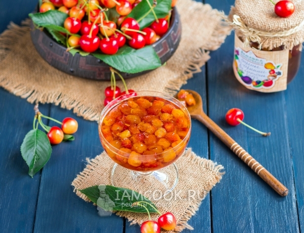 Фото варенья из черешни без косточек
