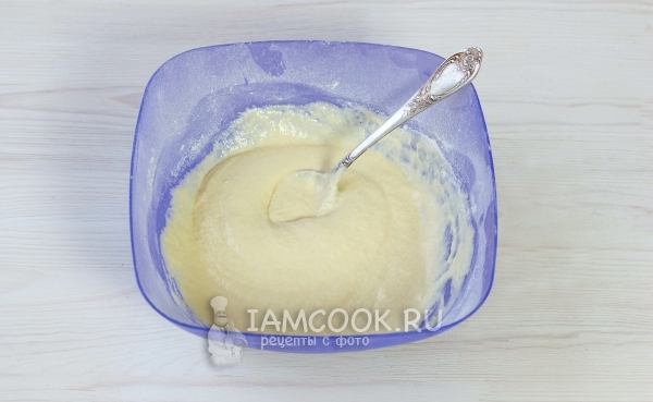 Размешать тесто
