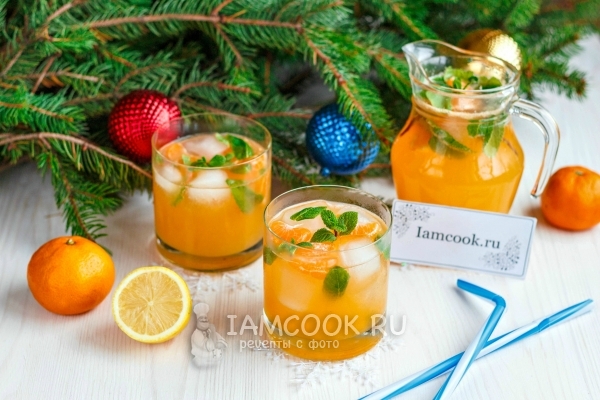 Рецепт мандаринового лимонада в домашних условиях