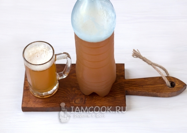 Готовый яблочный квас из свежих яблок в домашних условиях