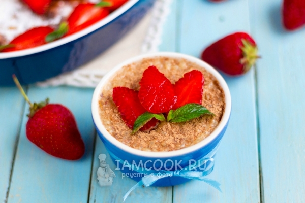 Готовый австралийский рисовый пудинг