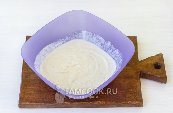 Соединить манку с кефиром