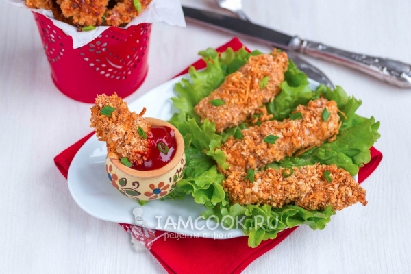 Рецепт вкусных наггетсов из куриных грудок