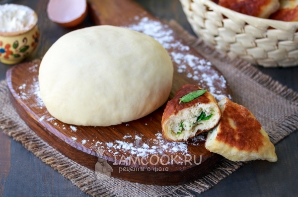 Быстрое тесто для жареных пирожков