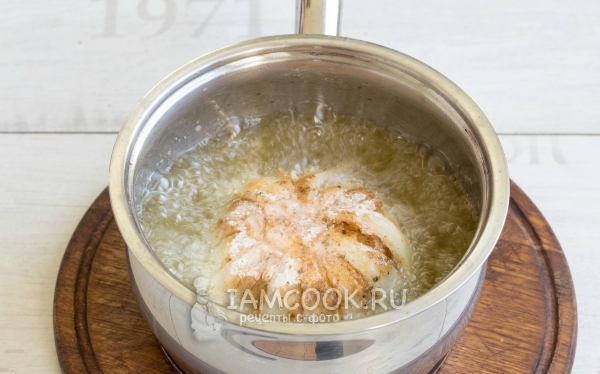 Пожарить луковый цветок