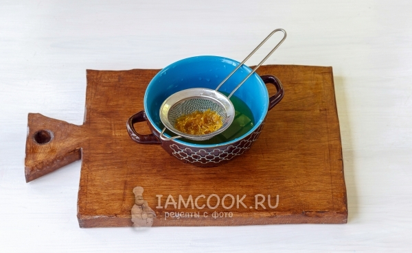 Процедить сироп