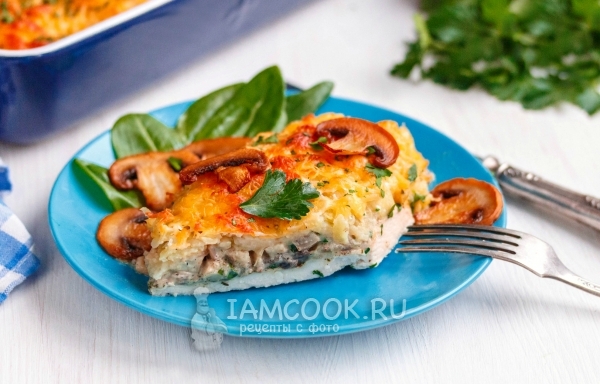 Куриная грудка «под шубой» в духовке