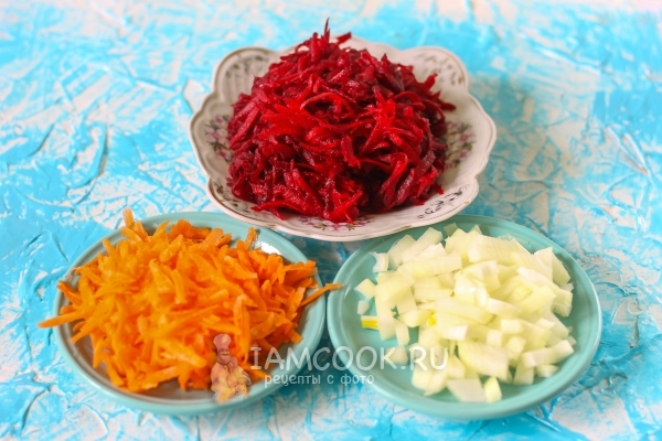 Измельчить овощи