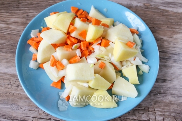 Порезать овощи