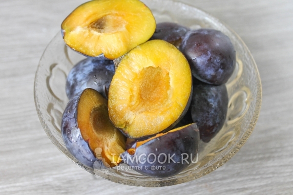 Удалить из слив косточки