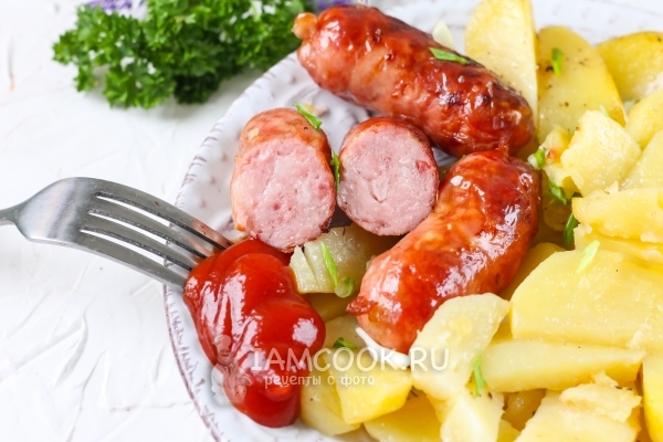 Рецепт купат с картошкой в духовке