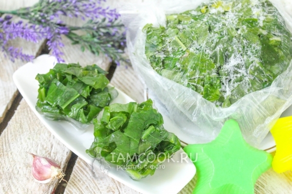 Рецепт заморозка щавеля на зиму
