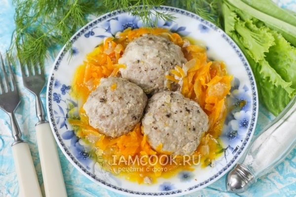 Рецепт детских тефтелей с подливкой