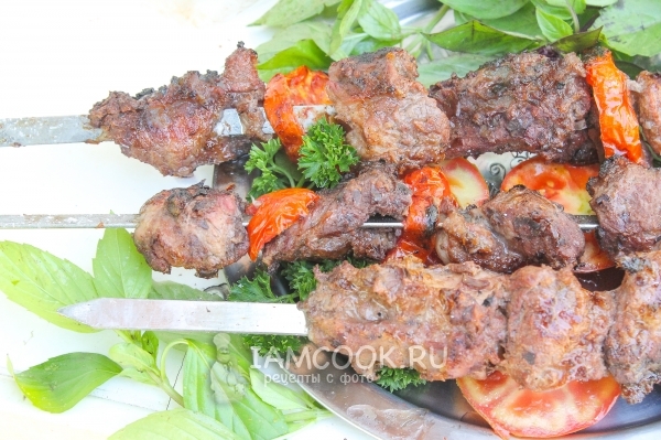 Фото абхазского шашлыка из свинины