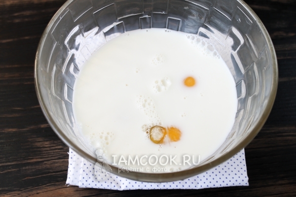 Соединить ингредиенты для теста