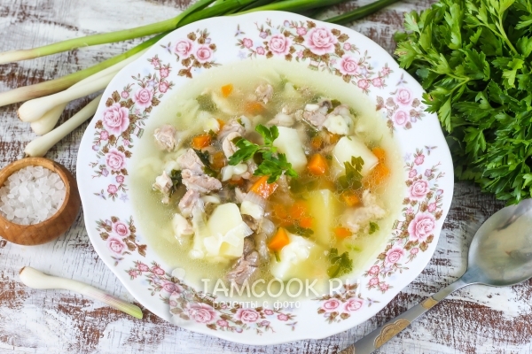 Фото супа из индейки в мультиварке