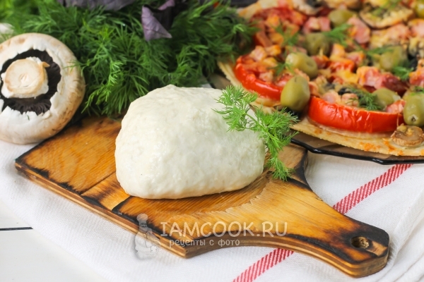 Рецепт классического тонкого теста для тонкой итальянской пиццы