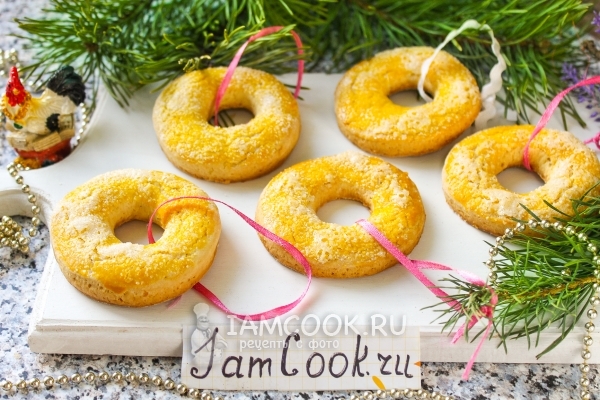 Рецепт рождественских сахарных колец