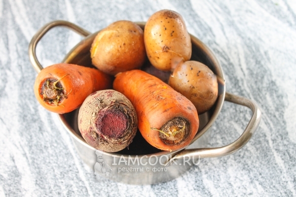 Отварить овощи