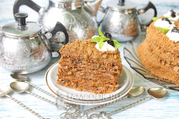 Рецепт шоколадного торта «Медовик»