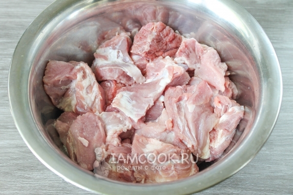 Порезать мясо