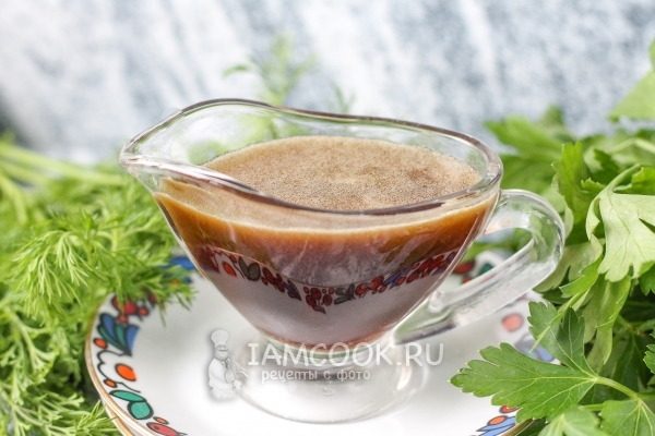 Фото соуса с медом и соевым соусом