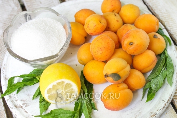 Ингредиенты для приготовления кураги в домашних условиях