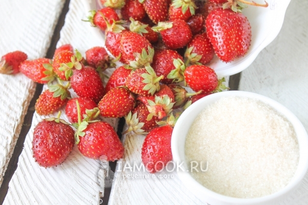 Ингредиенты для повидла из клубники на зиму
