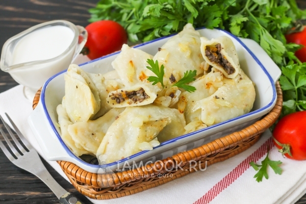 Рецепт вареников с ливером