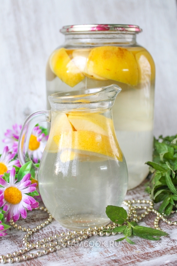 Фото компота из айвы на зиму без стерилизации