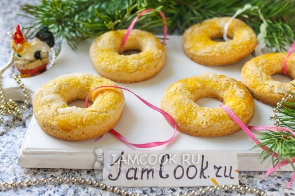 Фото рождественских сахарных колец