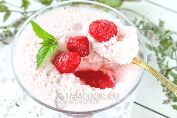 Фото малинового мусса