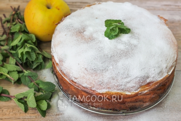 Рецепт пирога с яблоками из дрожжевого теста