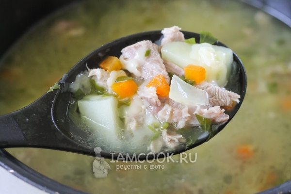 Рецепт супа из индейки в мультиварке