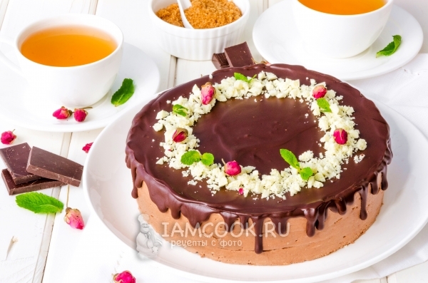 Фото торта «Шоколадное Птичье молоко»